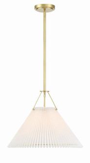 Gamma 1 Light Aged Brass Chandelier (205|GAM-71003-AG)