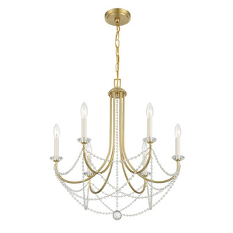 Delilah 24'' Aged Brass Chandelier (205|DEL-90806-AG)