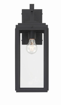 Byron 1 Light Matte Black Outdoor Sconce (205|BYR-80102-MK)