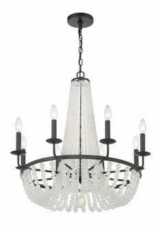 Bella 26'' Matte Black Chandelier (205|BLA-10668-MK)