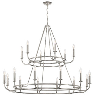 Bailey 18 Light Polished Nickel Chandelier (205|BAI-A2109-PN)