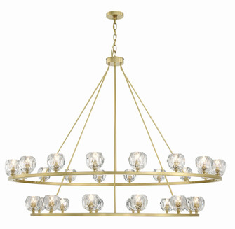 Aragon 30 Light Soft Brass Chandelier (205|ARA-10269-SB)