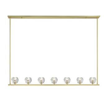 Aragon 56'' LED Soft Brass Linear Chandelier (205|ARA-10267-SB)