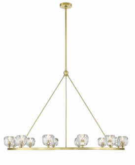 Aragon 12 Light Soft Brass Chandelier (205|ARA-10266-SB)