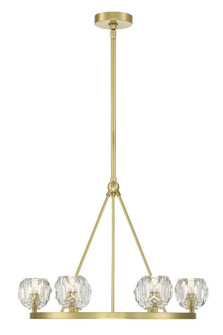 Aragon 6 Light Soft Brass Chandelier (205|ARA-10264-SB)