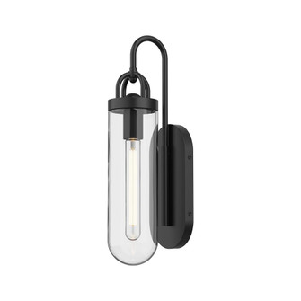 Lancaster 5-in Matte Black 1 Light Damp-Rated Wall/Vanity Light (7713|WV461101MB)