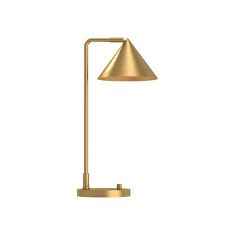 Remy 20-in Brushed Gold 1 Light Table Lamp (7713|TL485020BG)