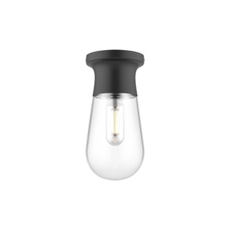 Marcel 5-in Matte Black 1 Light Semi Flush Mount (7713|SF464001MB)
