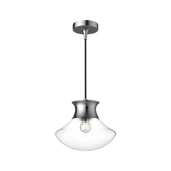 Marcel 11-in Chrome 1 Light Socket Pendant (7713|PD464012CH)