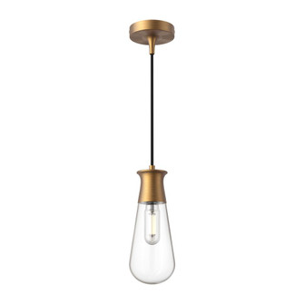 Marcel 4-in Aged Gold 1 Light Pendant (7713|PD464001AG)