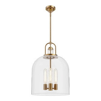 Lancaster 16-in Aged Gold 4 Lights Socket Pendant (7713|PD461104AG)