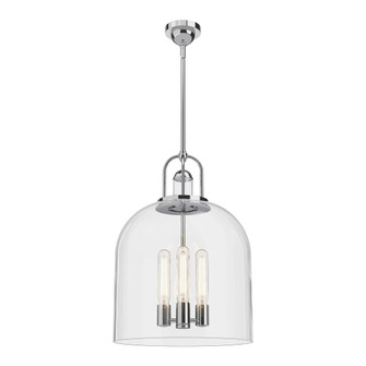 Lancaster 16-in Chrome 4 Lights Socket Pendant (7713|PD461104CH)
