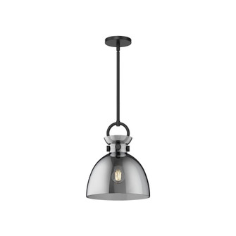 Waldo 11-in Matte Black/Smoked 1 Light Pendant (7713|PD411811MBSM)