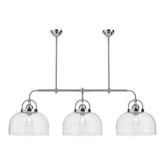 Lancaster 55-in Chrome 3 Lights Linear Pendant (7713|LP461155CH)