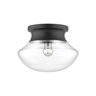 Marcel 11-in Matte Black 1 Light Flush Mount (7713|FM464012MB)