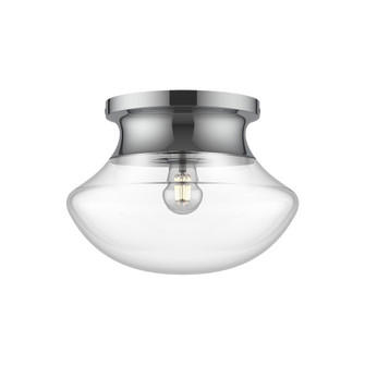 Marcel 11-in Chrome 1 Light Flush Mount (7713|FM464012CH)