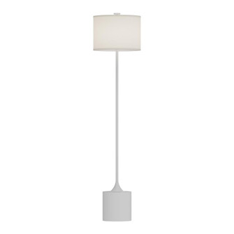 Issa 61-in White/Ivory Linen 1 Light Floor Lamp (7713|FL418761WHIL)