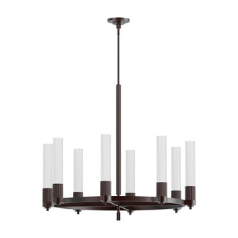 Rue 38-in Warm Bronze 8 Lights Chandelier (7713|CH416108WB)