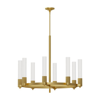 Rue 38-in Brushed Gold 8 Lights Chandelier (7713|CH416108BG)