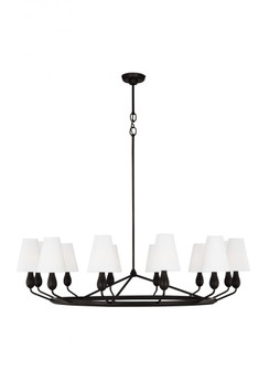 Ziba Transitional 12-Light Indoor Dimmable Extra Large Chandelier (7725|TC11712AI)