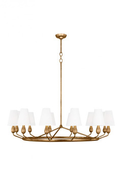 Ziba Transitional 12-Light Indoor Dimmable Extra Large Chandelier (7725|TC11712ADB)