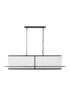 Dresden Casual 5-Light Indoor Dimmable Large Linear Chandelier (7725|TFC1025AI)