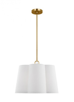 Bronte Transitional 3-Light Indoor Dimmable Medium Hanging Shade Ceiling Hanging Chandelier Light (7725|KSP1083BBS)