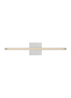 The Serre 24-inch Damp Rated 1-Light Integrated Dimmable LED Bath Vanity in Polished Nickel (7355|MDBA18427N)