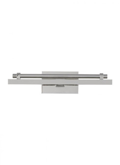 The Kal 12-inch Damp Rated 1-Light Integrated Dimmable LED Picture Light in Polished Nickel (7355|SLPC11430N)