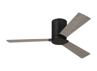 Rozzen 52-inch indoor/outdoor Energy Star hugger ceiling fan in aged pewter finish (6|3RZHR52AGP)