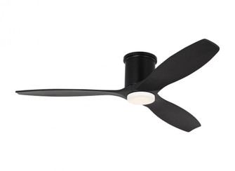 Collins 52-Inch Indoor/Outdoor Energy Star Smart Integrated LED Dimmable Hugger Ceiling Fan (6|3CNHSM52MBKMBKD)