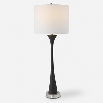 Uttermost Fountain Black Stone Buffet Lamp (85|30171)