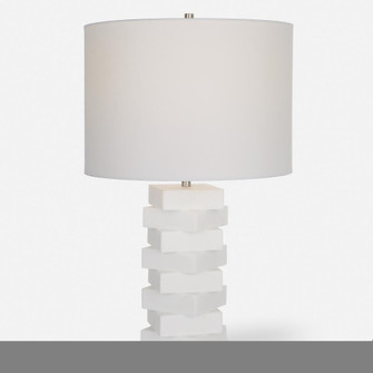 Uttermost Ascent White Geometric Table Lamp (85|30164-1)