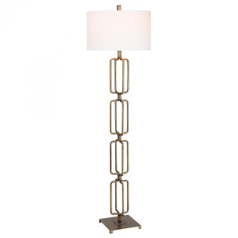 Uttermost Link Brushed Gold Floor Lamp (85|30148)