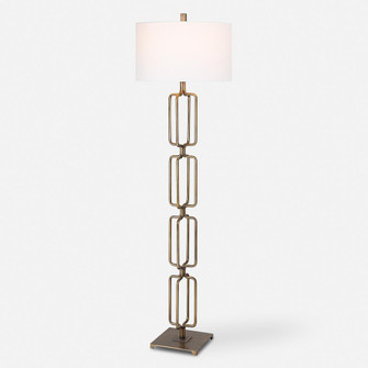 Uttermost Link Brushed Gold Floor Lamp (85|30148)