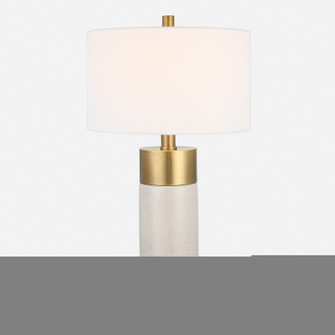 Uttermost Adelia Ivory & Brass Table Lamp (85|30124-1)