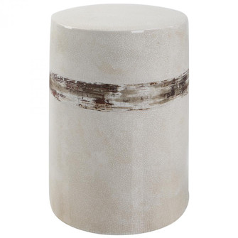 Comanche White Ceramic Garden Stool (85|25287)