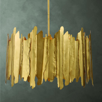 Uttermost Golden Gate 8 Light Industrial Pendant (85|21579)