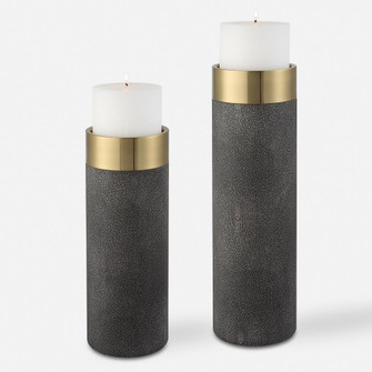 Uttermost Wessex Gray Candleholders Set/2 (85|18061)