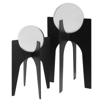 Uttermost Ellianna Crystal Spheres On Black Base Set/2 (85|18053)
