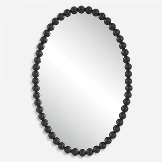 Uttermost Serna Black Oval Mirror (85|09876)
