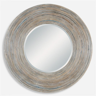 Uttermost Vortex White Washed Round Mirror (85|08173)