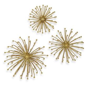 Uttermost Aga Gold Metal Wall Decor Set/3 (85|04337)