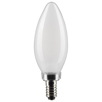 5.5 Watt B11 LED Filament; Frosted; Candelabra Base; 2700K; 500 Lumens; 120 Volt; 2-Pack (27|S21830)