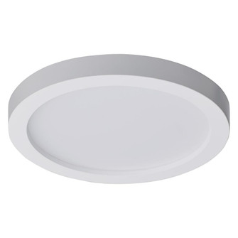 7 Inch; LED Flush Mount Fixture; Surface Mount; Round; 16 Watt; 3000K; White Finish; 6pk (81|62/1752)