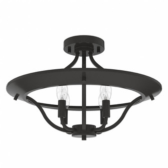 Hunter Perch Point Noble Bronze 4 Light Flush Mount Ceiling Light Fixture (4797|19422)