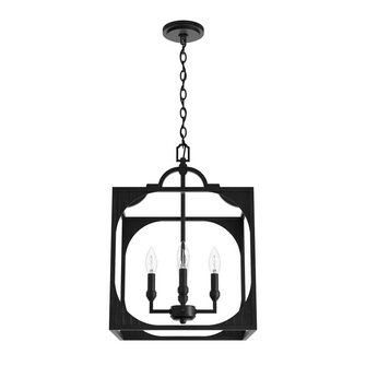 Hunter Highland Hill Rustic Iron 4 Light Pendant Ceiling Light Fixture (4797|19285)