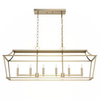 Hunter Laurel Ridge Alturas Gold 6 Light Chandelier Ceiling Light Fixture (4797|19078)