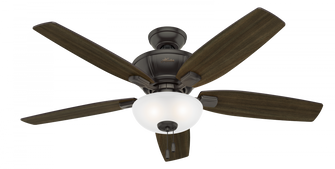Hunter 52 inch Kenbridge Noble Bronze Ceiling Fan with LED Light Kit and Pull Chain (4797|53376)