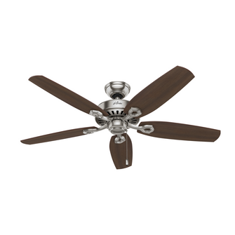 Hunter 52 inch Builder Brushed Nickel Ceiling Fan and Pull Chain (4797|53241)